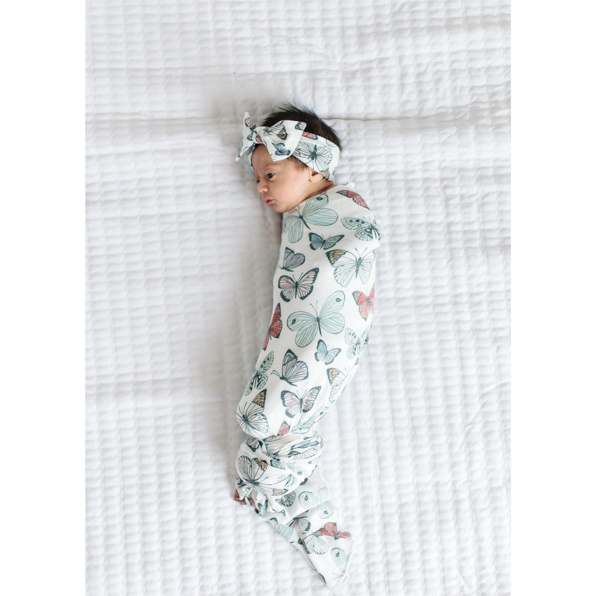 Copper Pearl - Dot Swaddle Blanket - Emmbaby Canada