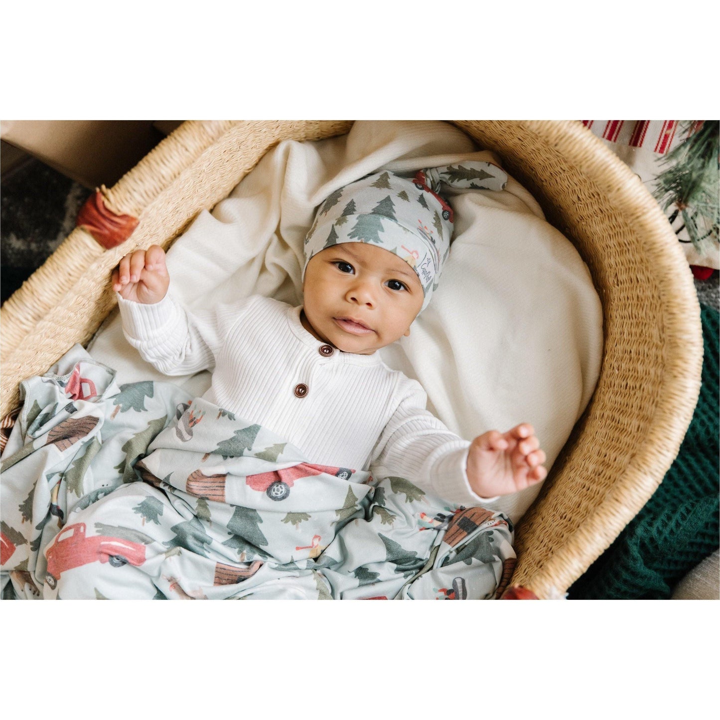 Copper Pearl - Kringle Swaddle Blanket - Emmbaby Canada