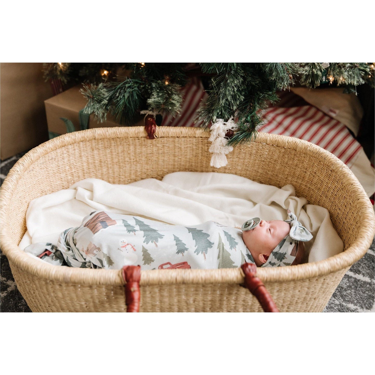 Copper Pearl - Kringle Swaddle Blanket - Emmbaby Canada