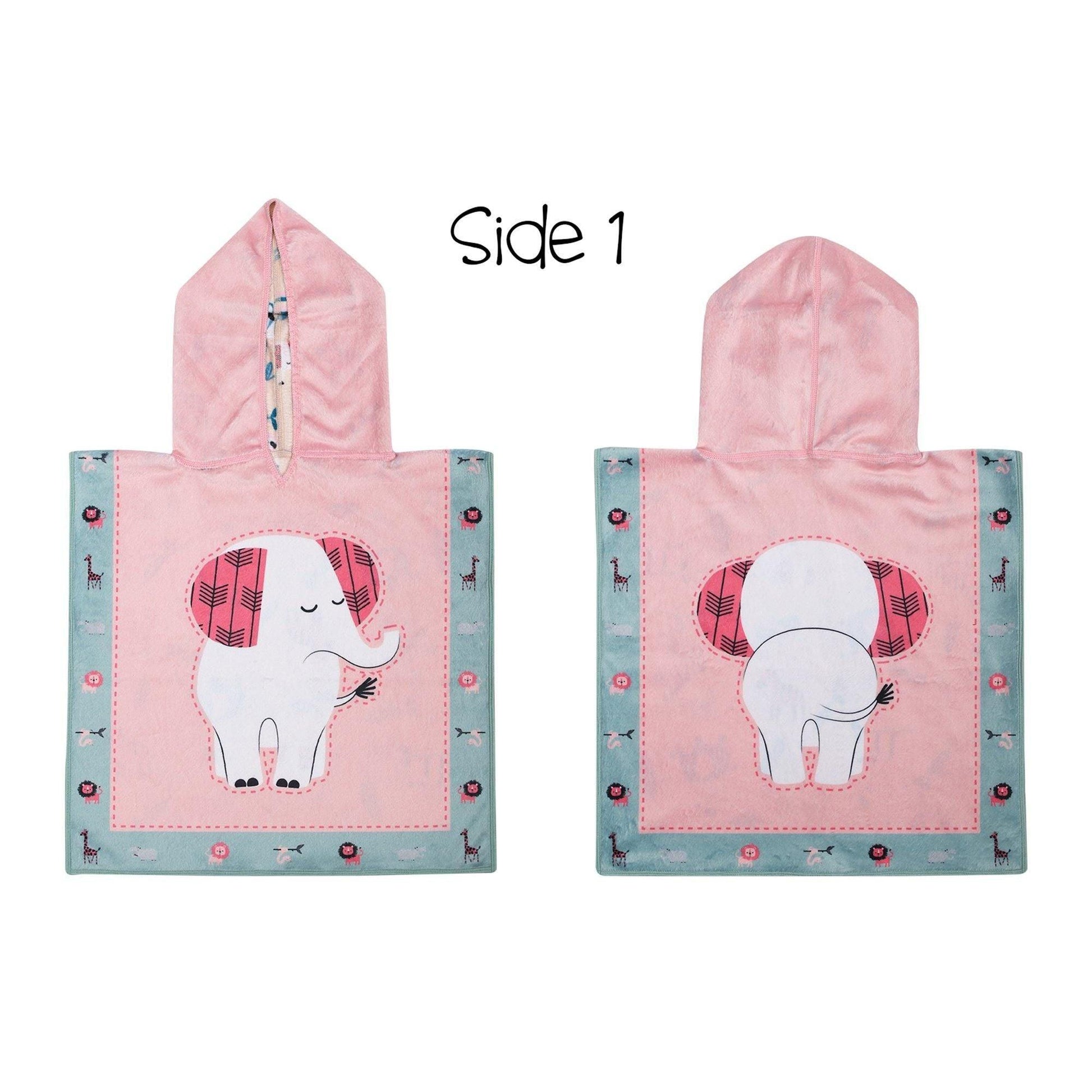 FlapJackKids Baby UPF50+ Cover-Up - Elephant/Zoo - Emmbaby Canada