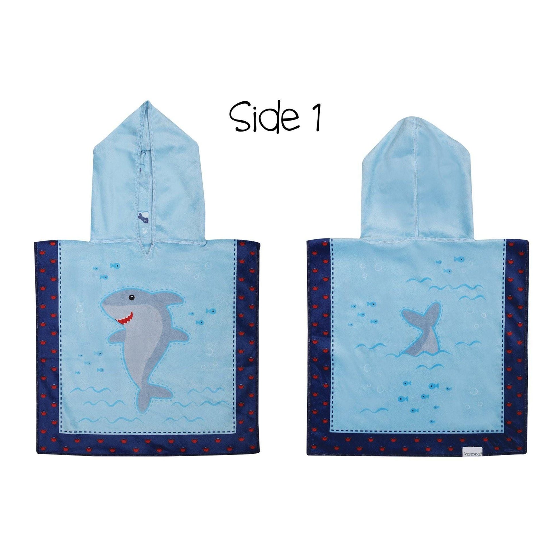 FlapJackKids Baby UPF50+ Cover-Up - Shark/Crab/Nautical - Emmbaby Canada