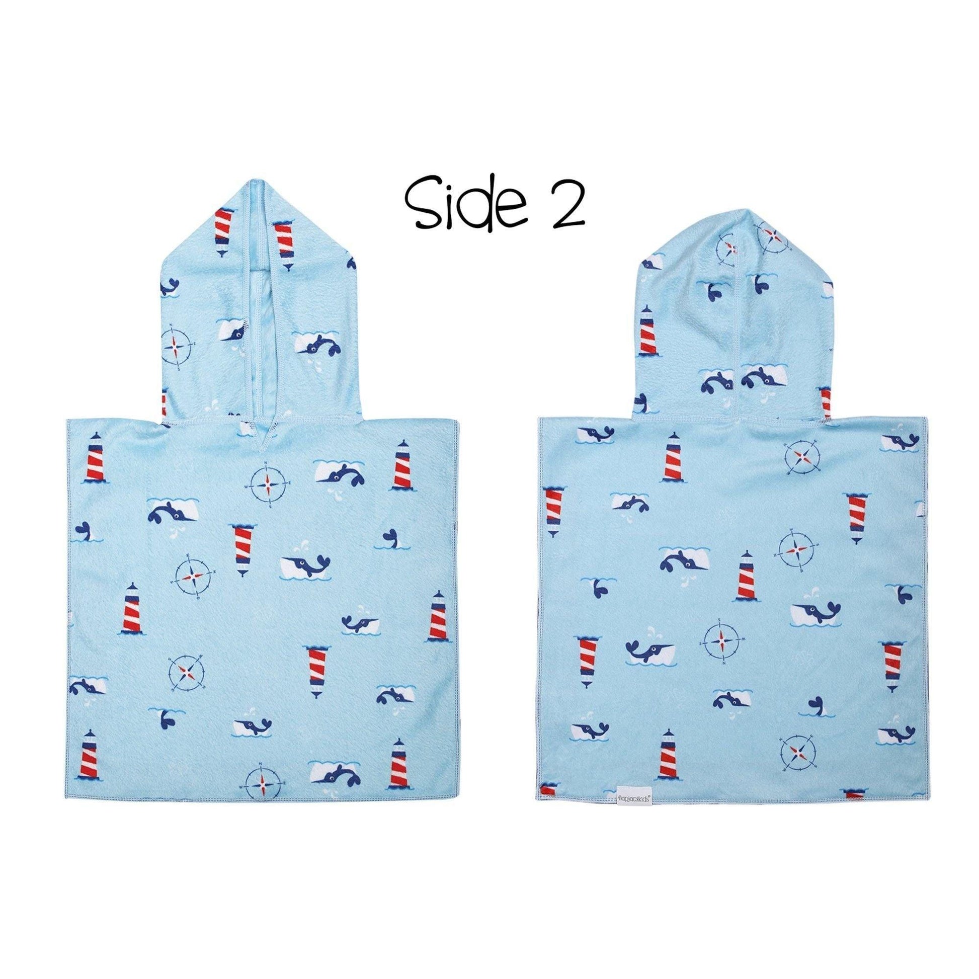 FlapJackKids Baby UPF50+ Cover-Up - Shark/Crab/Nautical - Emmbaby Canada