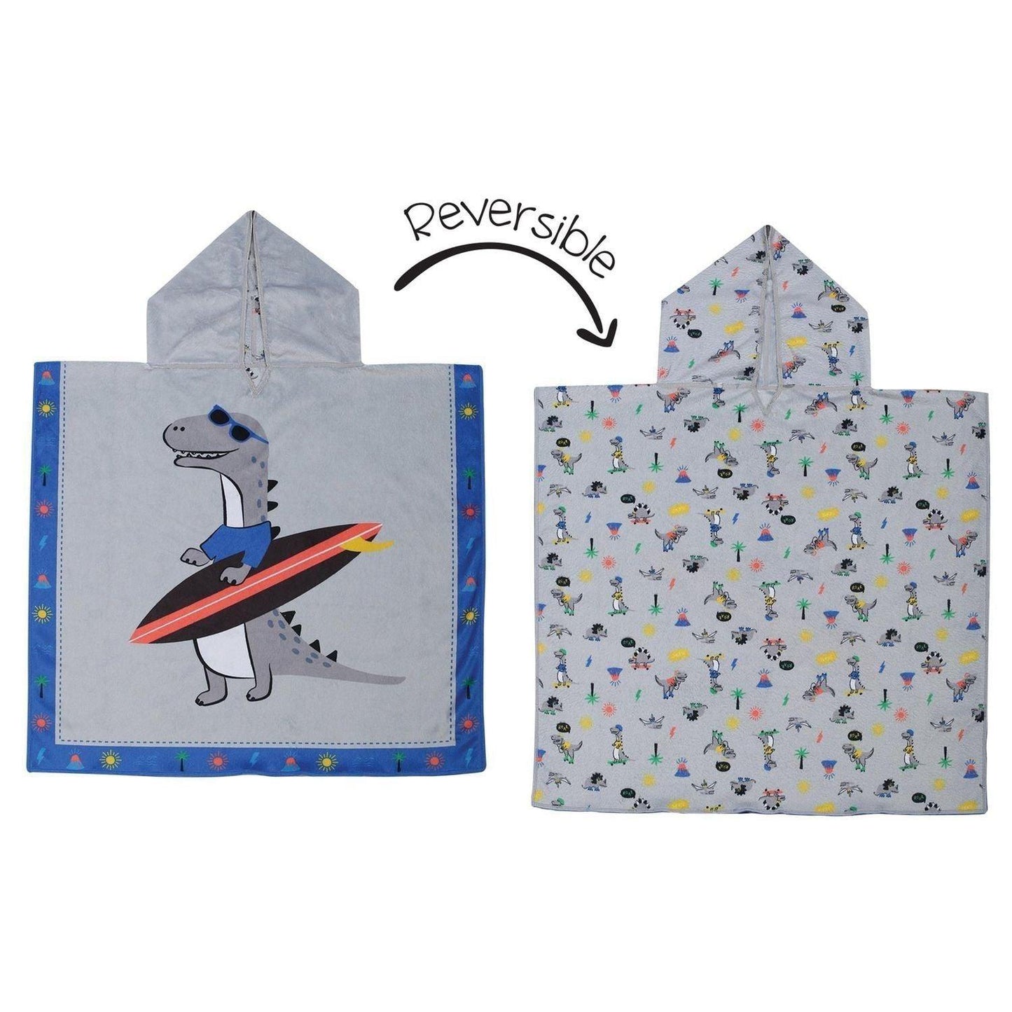 FlapJackKids Kids UPF50+ Cover Up - Dino - Emmbaby Canada