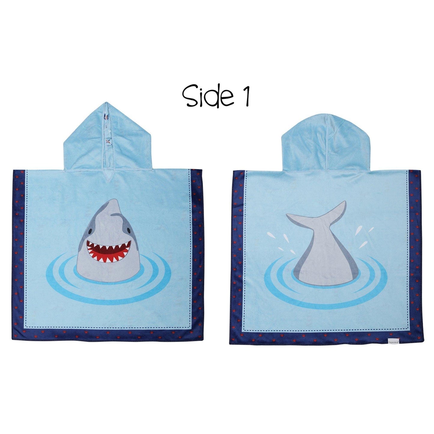 FlapJackKids Kids UPF50+ Cover Up - Shark/Nautical - Emmbaby Canada