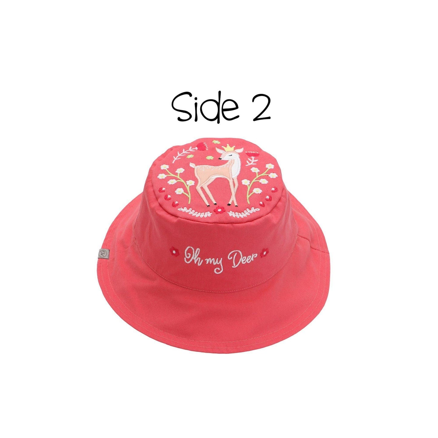 FlapJackKids Kids' UPF50+ Sun Hat - Bunny/Deer - Emmbaby Canada