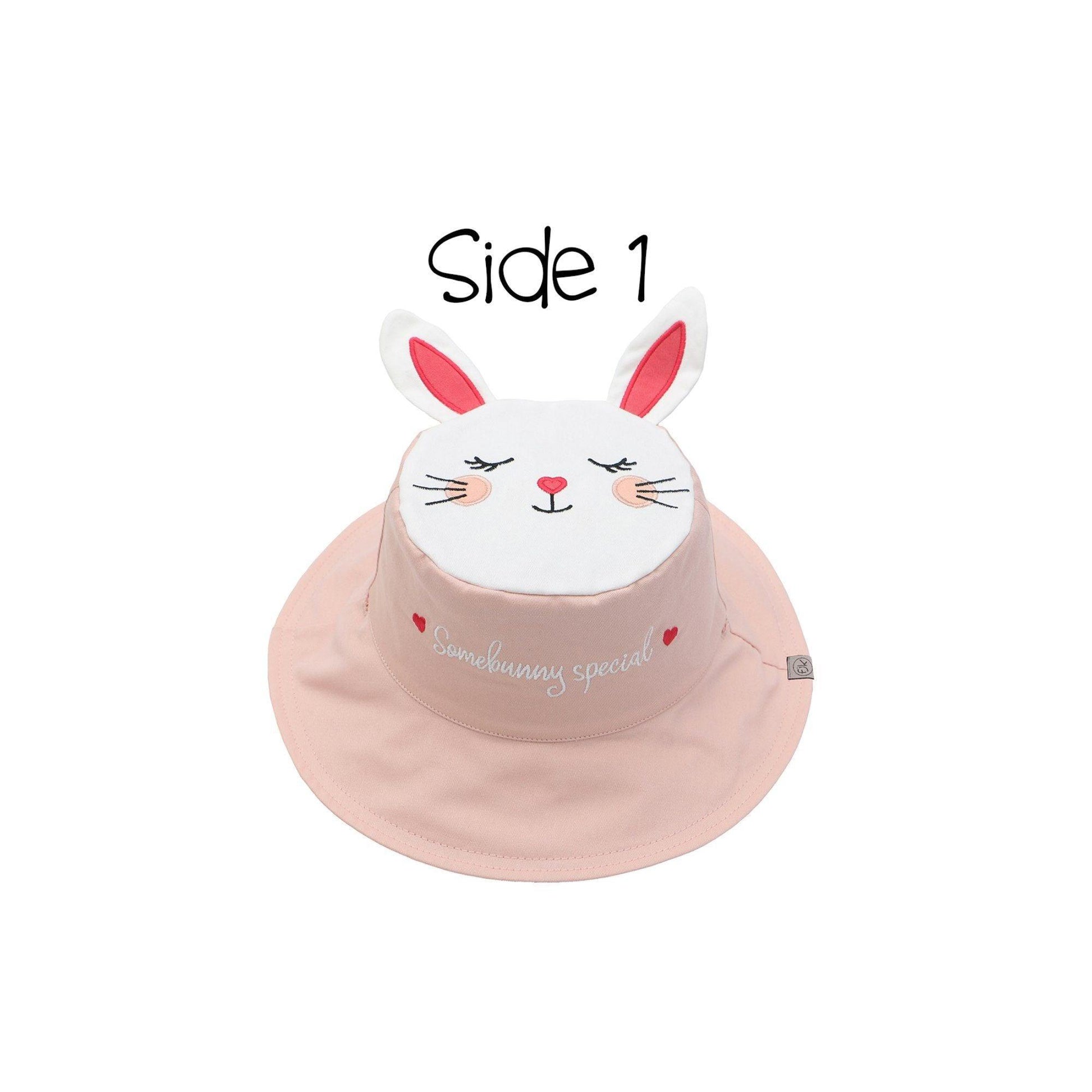 FlapJackKids Kids' UPF50+ Sun Hat - Bunny/Deer - Emmbaby Canada