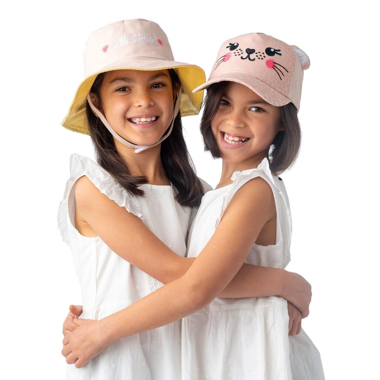 FlapJackKids Kids' UPF50+ Sun Hat - Leopard/Zebra EmmBaby