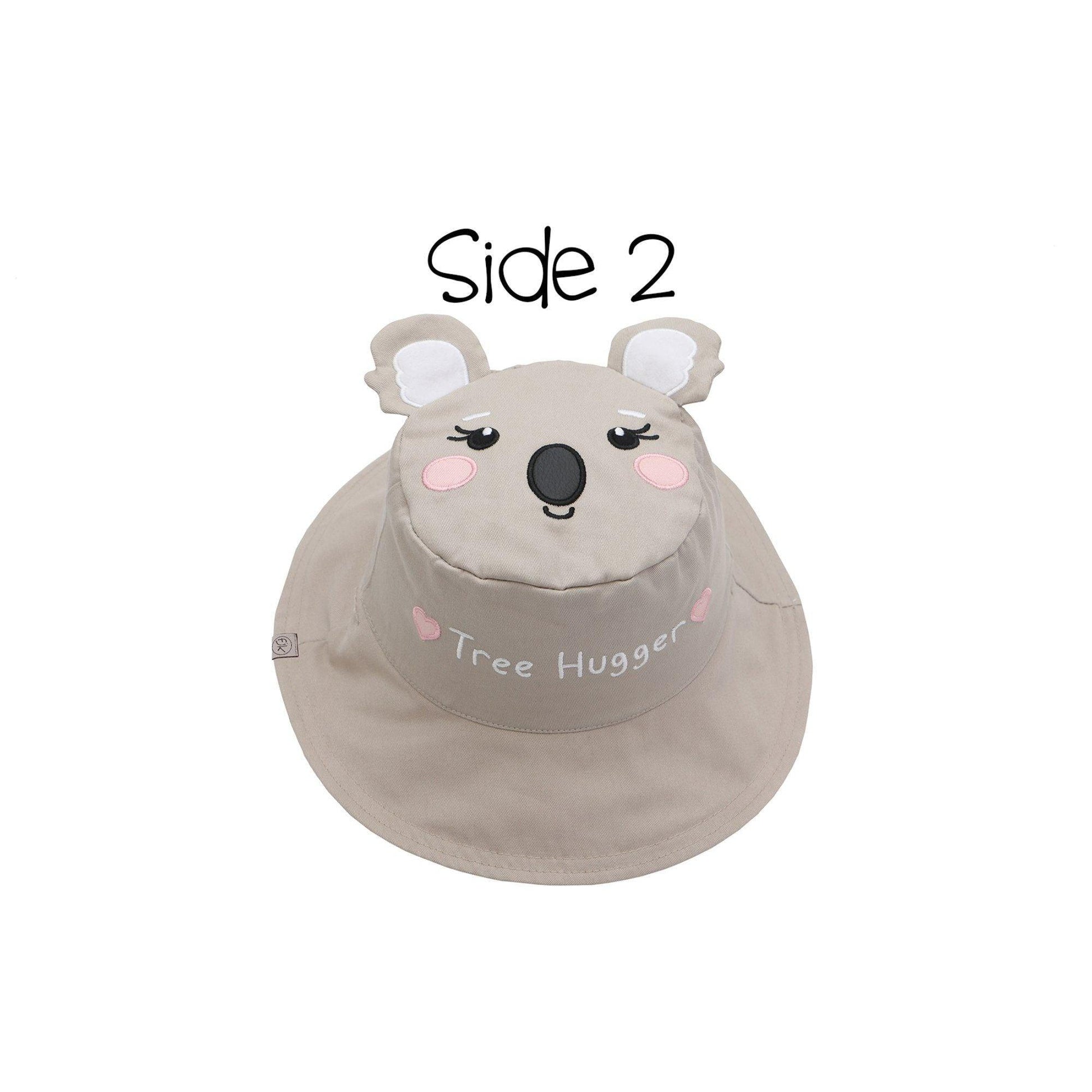 FlapJackKids Kids' UPF50+ Sun Hat - Panda/Koala - Emmbaby Canada