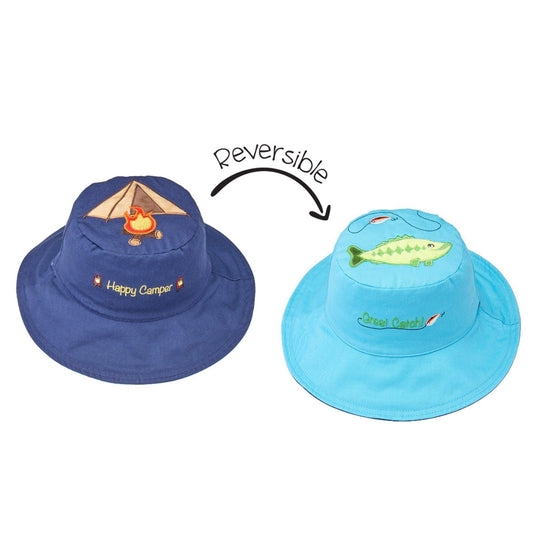 FlapJackKids Kids UPF50+ Sun Hat - Tent/Bass EmmBaby