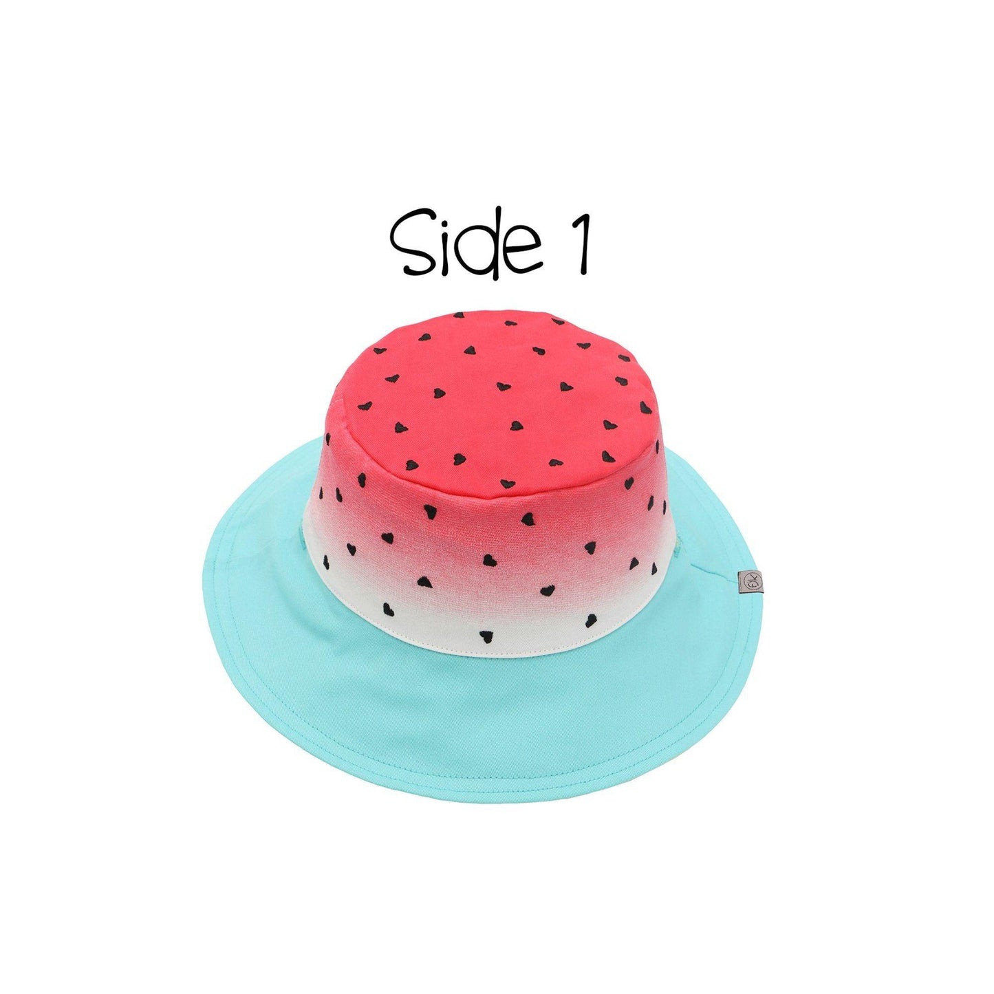 FlapJackKids Kids' UPF50+ Sun Hat - Watermelon/Toucan - Emmbaby Canada