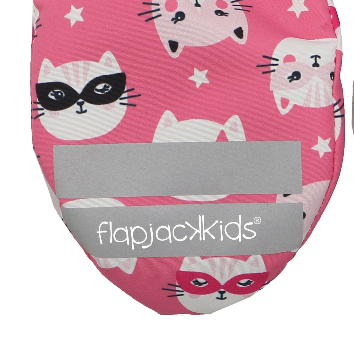 FlapJackKids - Water Repellent Ski Mittens Cat Pink - Emmbaby Canada