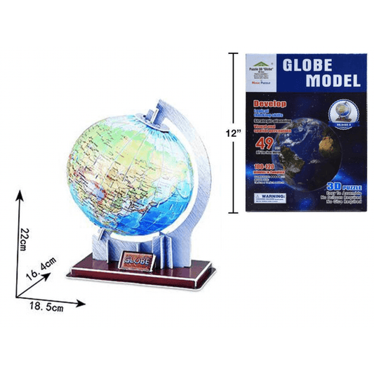 GLOBE 3D PUZZLE (49 PCS) - Emmbaby Canada