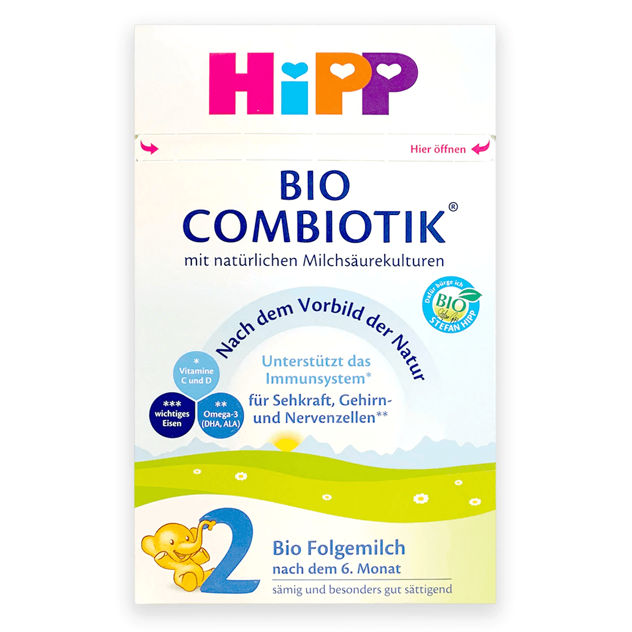 HiPP German Stage 2 Combiotik Follow-on Infant Milk Formula 6+ months • 600g - Emmbaby Canada