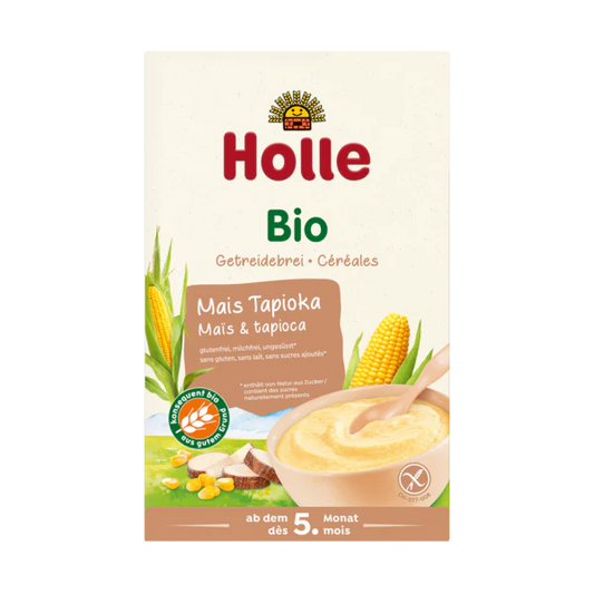 Holle Organic Corn and Tapioca Porridge 250 g- 3 Pack - Emmbaby Canada