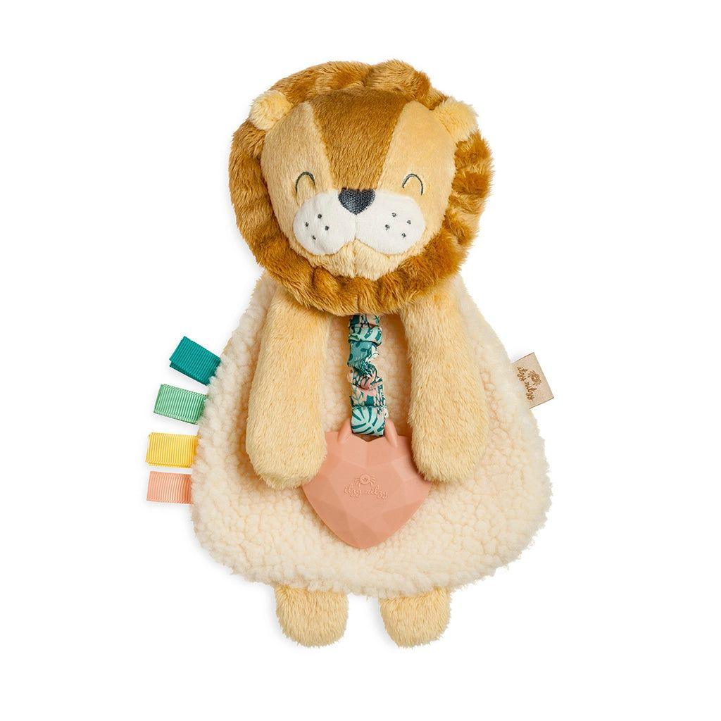 Itzy Lovey™ Plush and Teether Toy - Lion - Emmbaby Canada