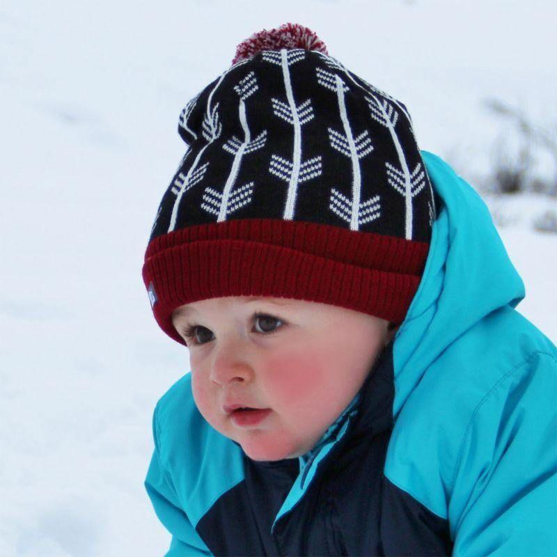 Jan&Jul Arrow Knit Beanie Winter Hats – available in child & adult sizes - Emmbaby Canada