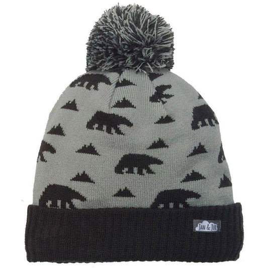 Jan&Jul Bear Knit Beanie Winter Hats – available in child & adult sizes - Emmbaby Canada