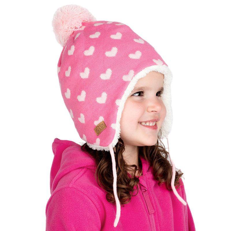 Jan&Jul  - Knit Graphic Beanies | Hearts - Emmbaby Canada