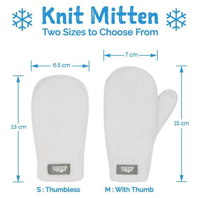 Jan&Jul Knit Mittens | Cream - Emmbaby Canada