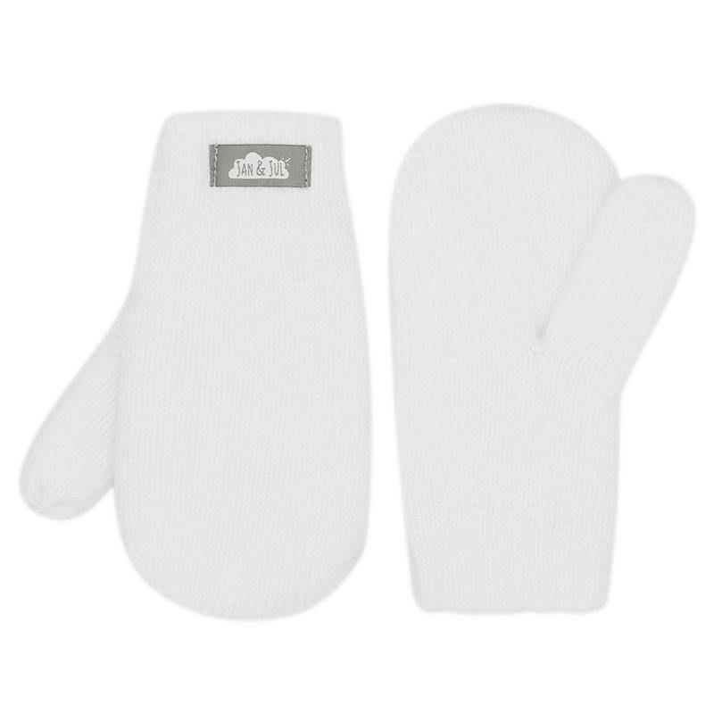 Jan&Jul Knit Mittens | Cream - Emmbaby Canada