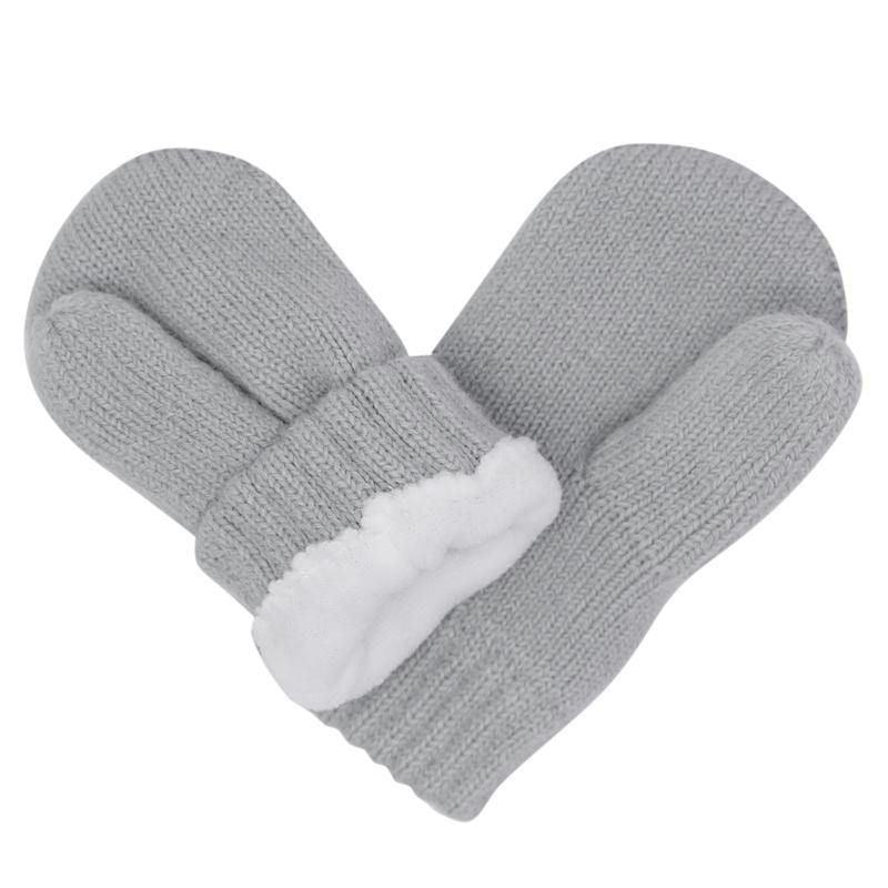 Jan&Jul Knit Mittens | Light Grey - Emmbaby Canada