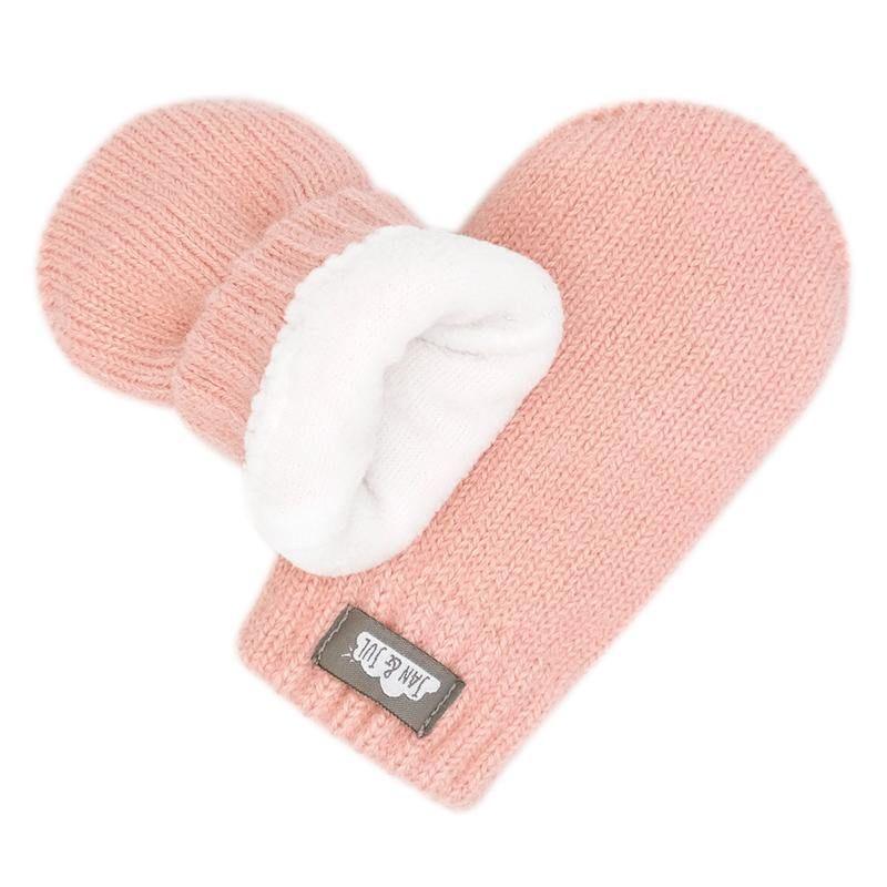 Jan&Jul Knit Mittens | Pink - Emmbaby Canada