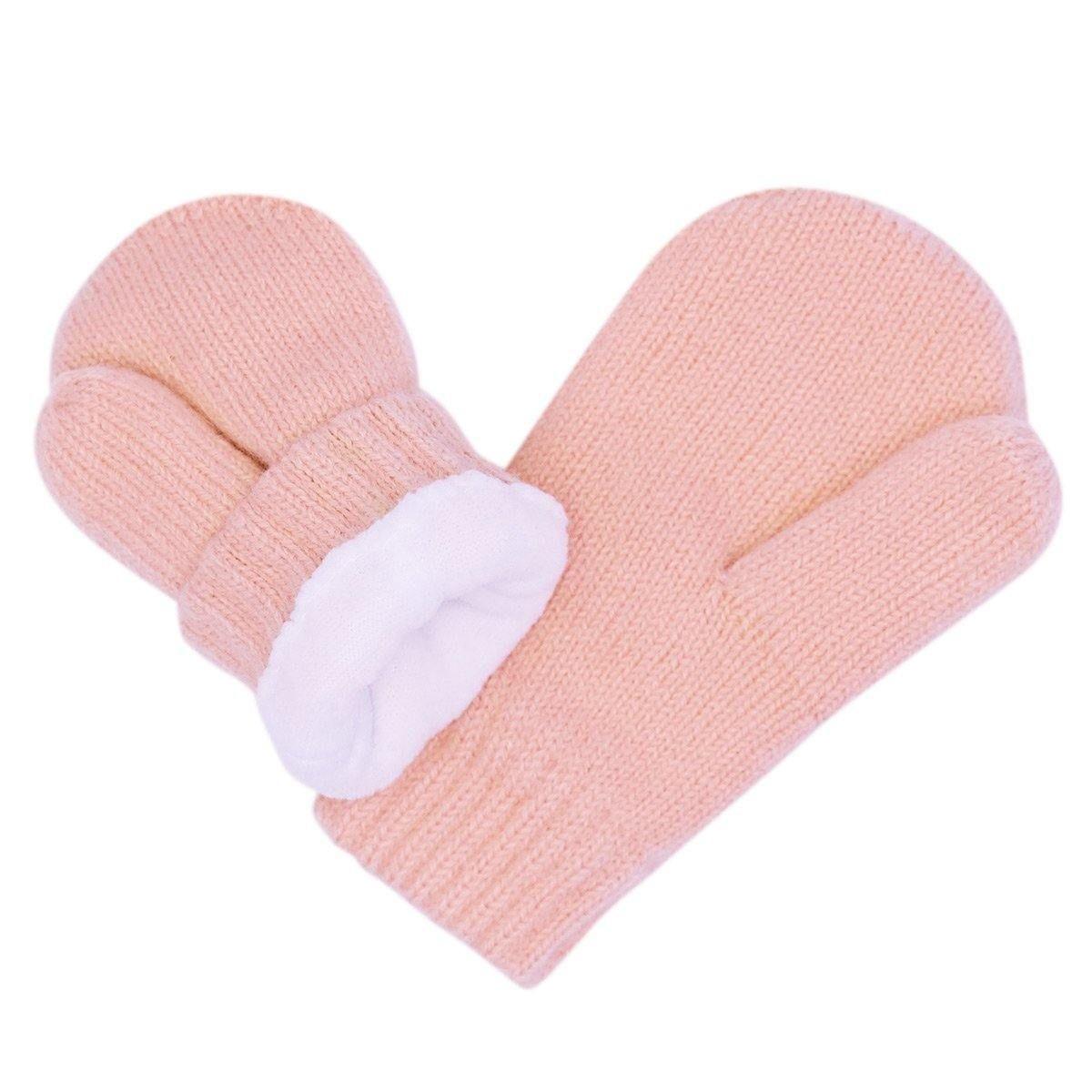 Jan&Jul Knit Mittens | Pink - Emmbaby Canada