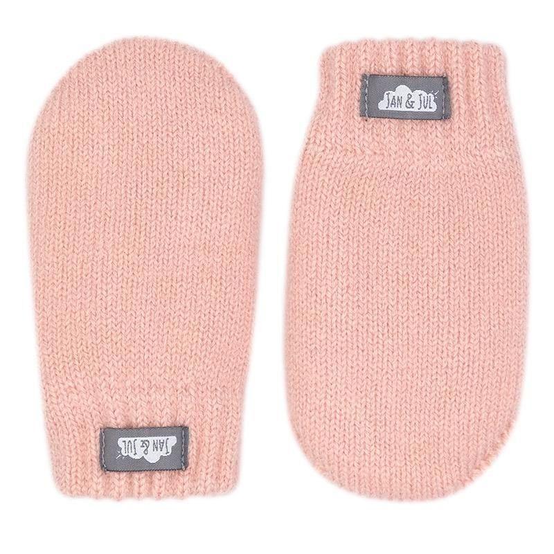 Jan&Jul Knit Mittens | Pink - Emmbaby Canada