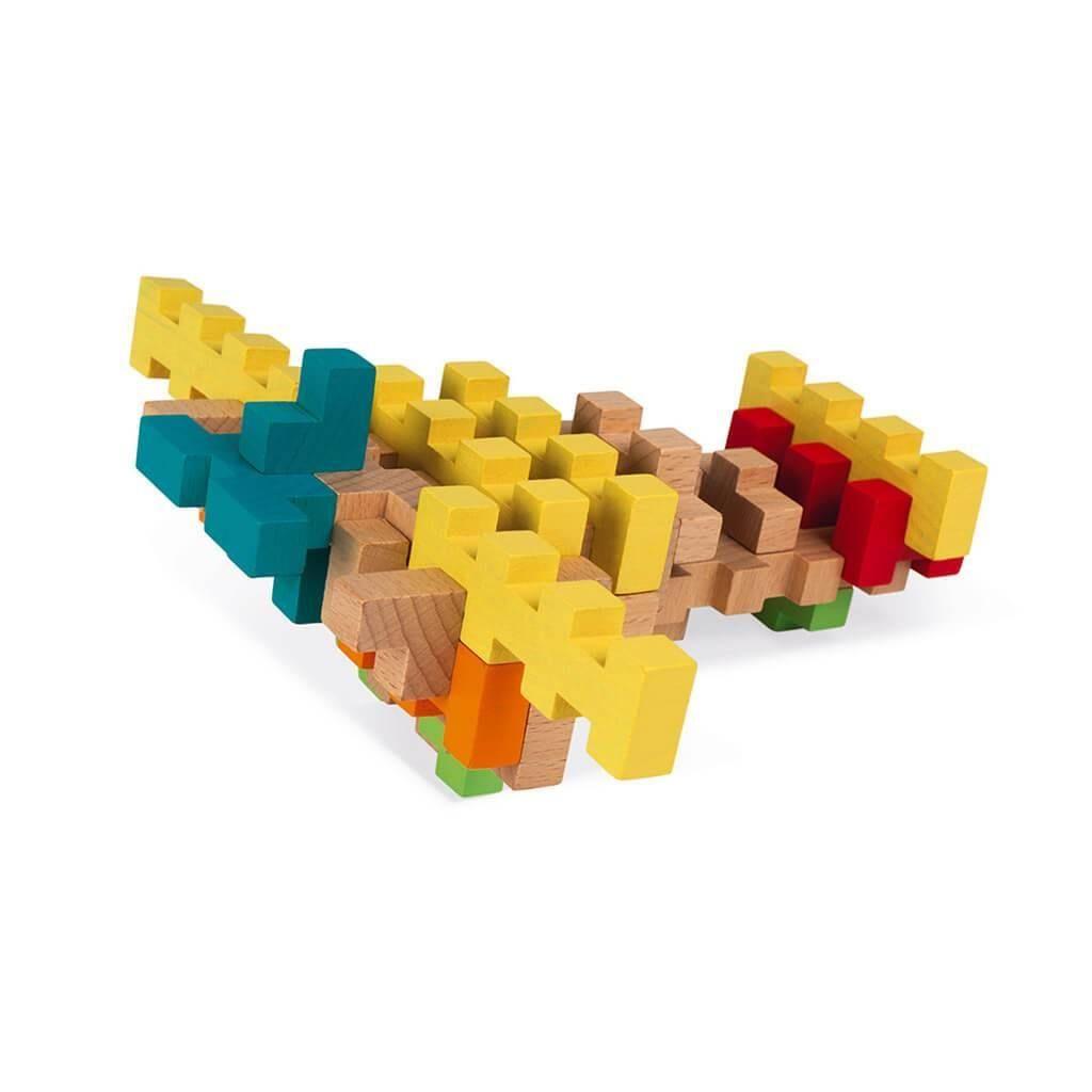 Janod - 100 pc Construction Set - Emmbaby Canada