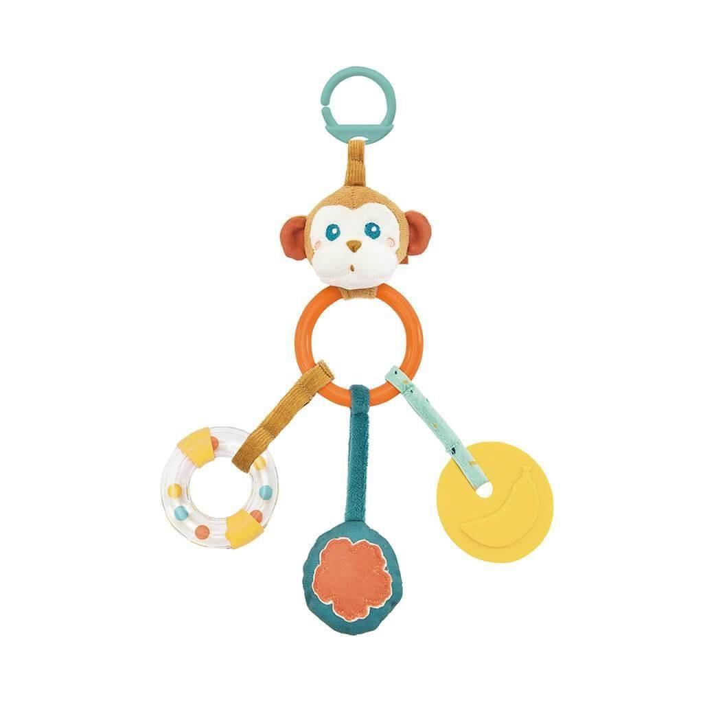 Jungle - Multi Activities Rattle Monkey Sam - Emmbaby Canada