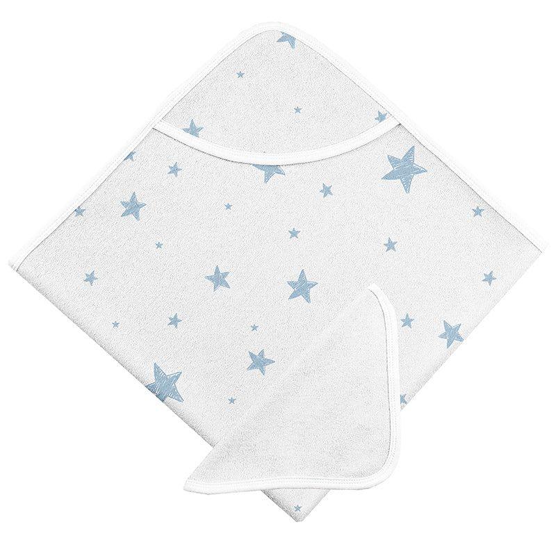 Kushies - Hooded Bath Towel & Washcloth Set - Emmbaby Canada