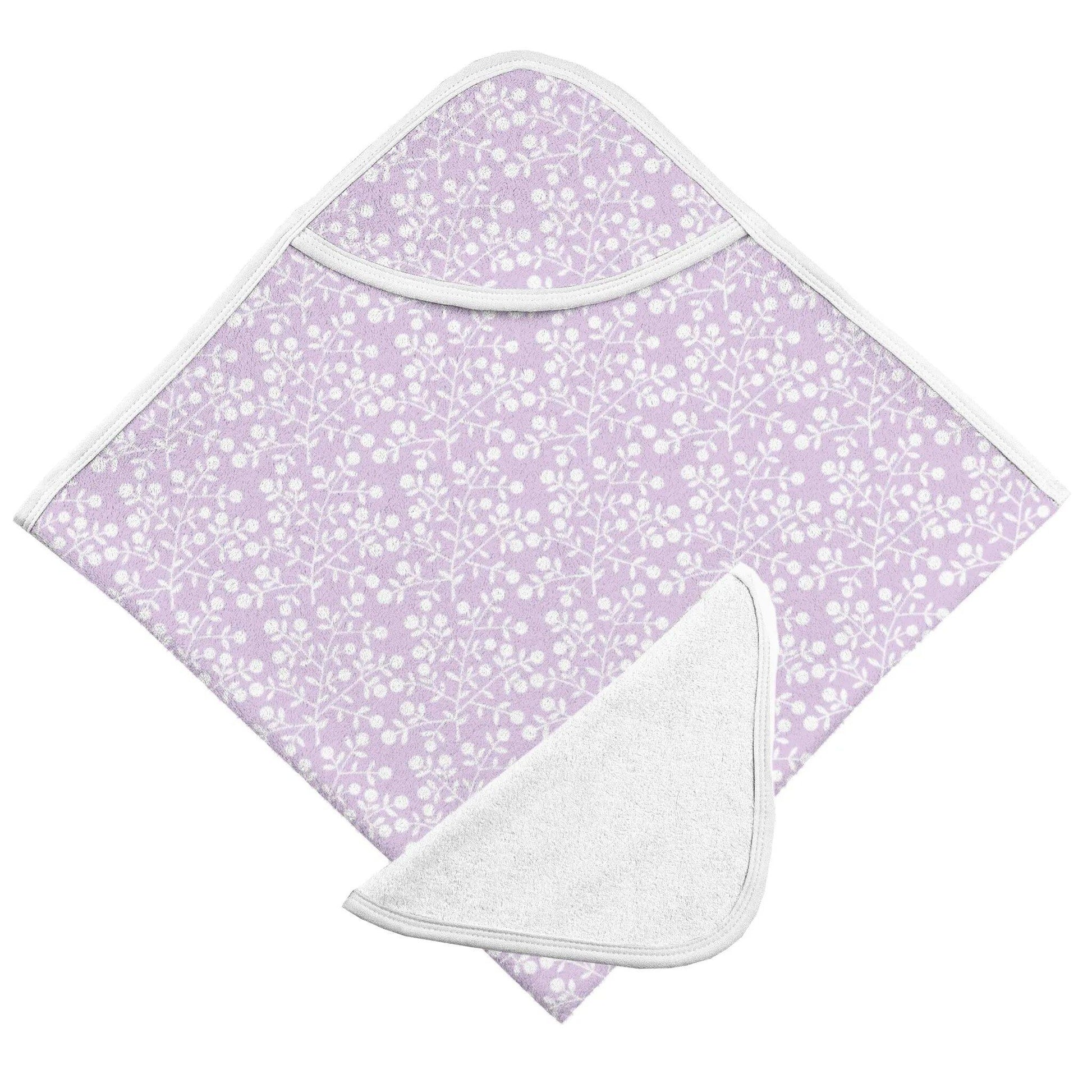 Kushies - Hooded Bath Towel & Washcloth Set - Emmbaby Canada