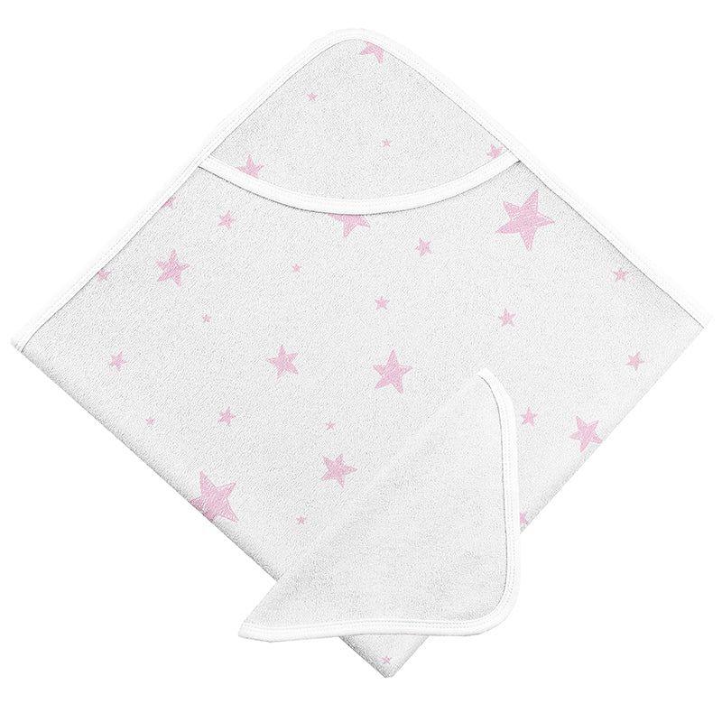 Kushies - Hooded Bath Towel & Washcloth Set - Emmbaby Canada