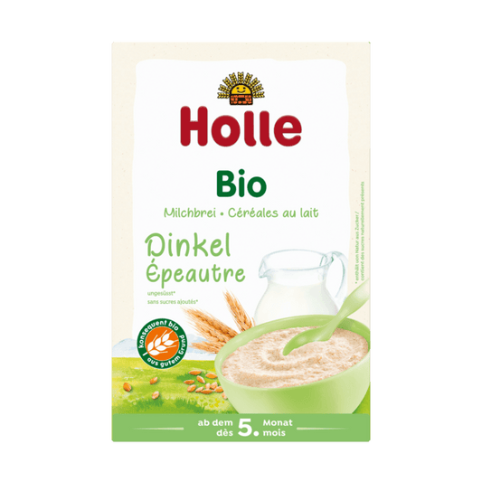 Holle Organic Milk Cereal With Spelt 250g - 3 Pack - Emmbaby Canada