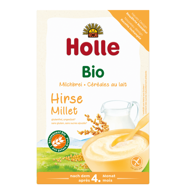 Holle Organic Milk Cereal with Millet 250g - 3 Pack - Emmbaby Canada
