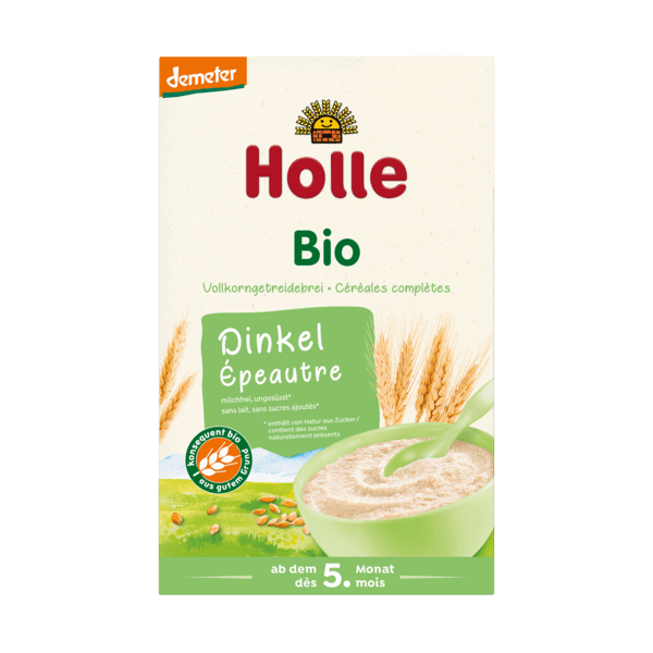 Holle Organic Wholegrain Cereal Spelt 250g - 3 Pack - Emmbaby Canada