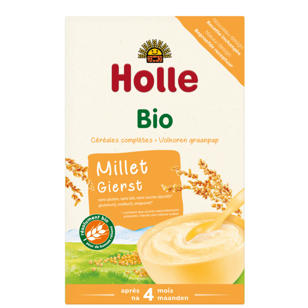 Holle Organic Wholegrain Cereal Millet 250g - 3 Pack - Emmbaby Canada