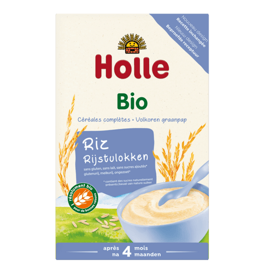 Holle Organic Wholegrain Cereal Rice Porridge 250g - 3 Pack - Emmbaby Canada