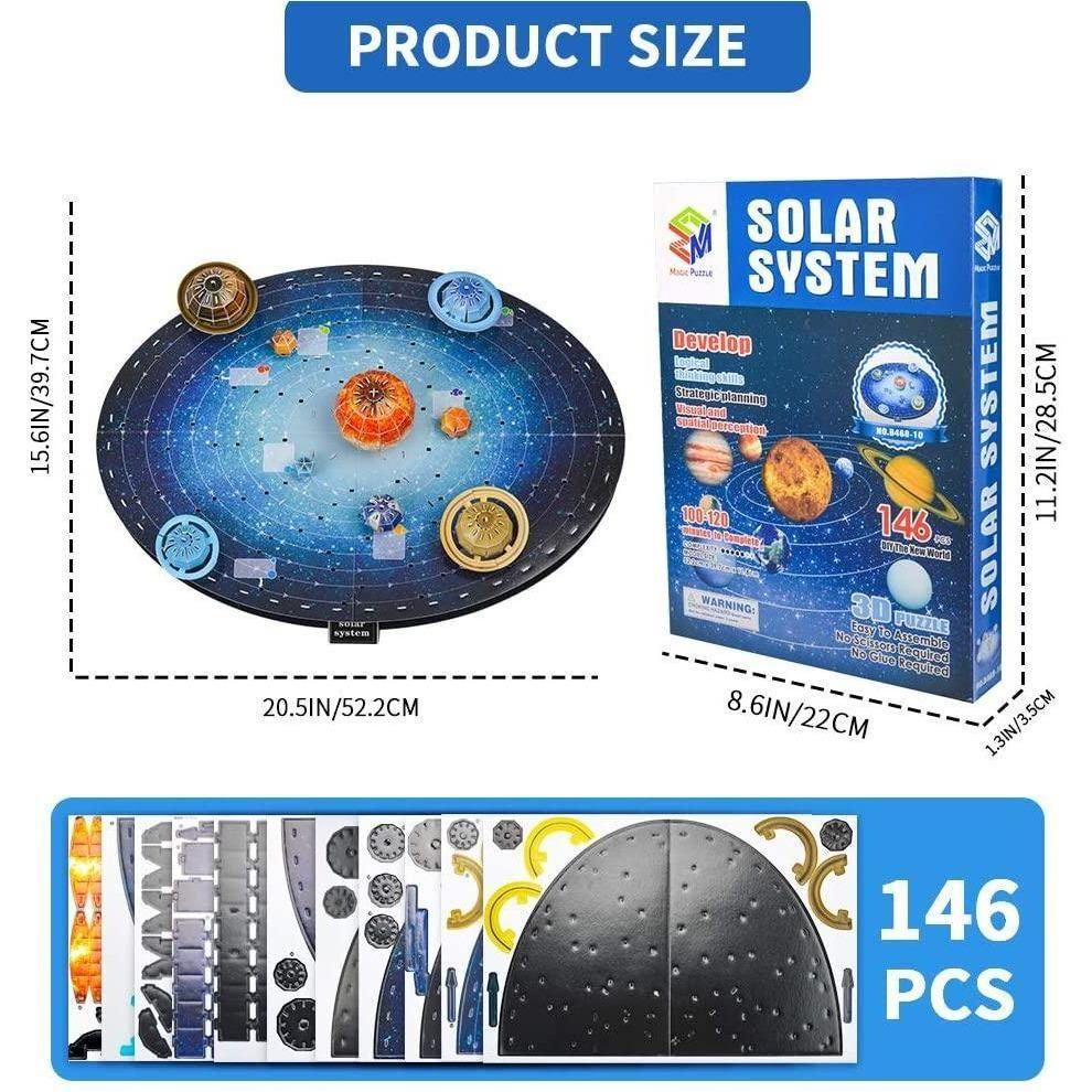 Pamea 3D Solar System Kit Eight Planets Puzzle - Emmbaby Canada