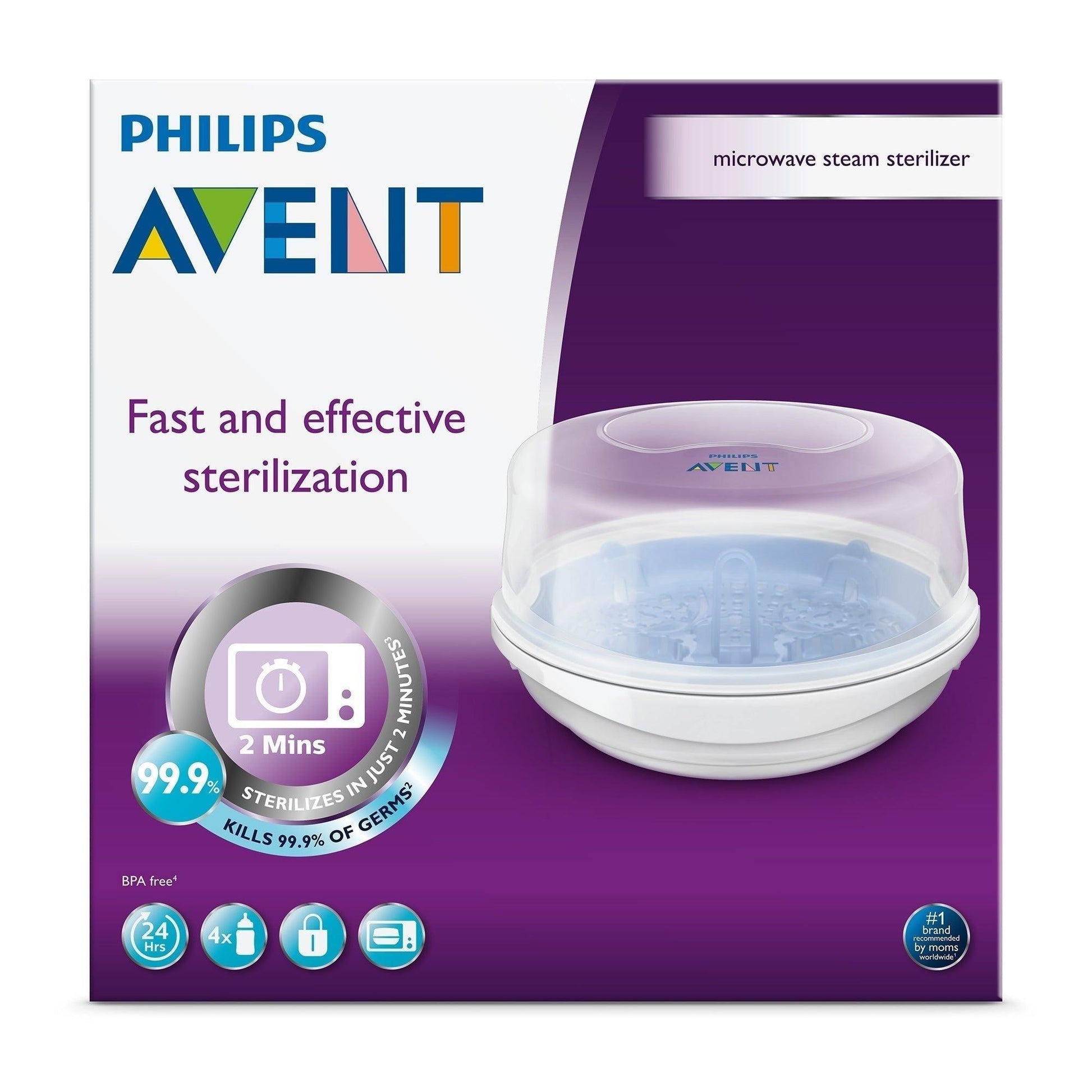 Philips Avent - Express Microwave Steam Sterilizer - Emmbaby Canada