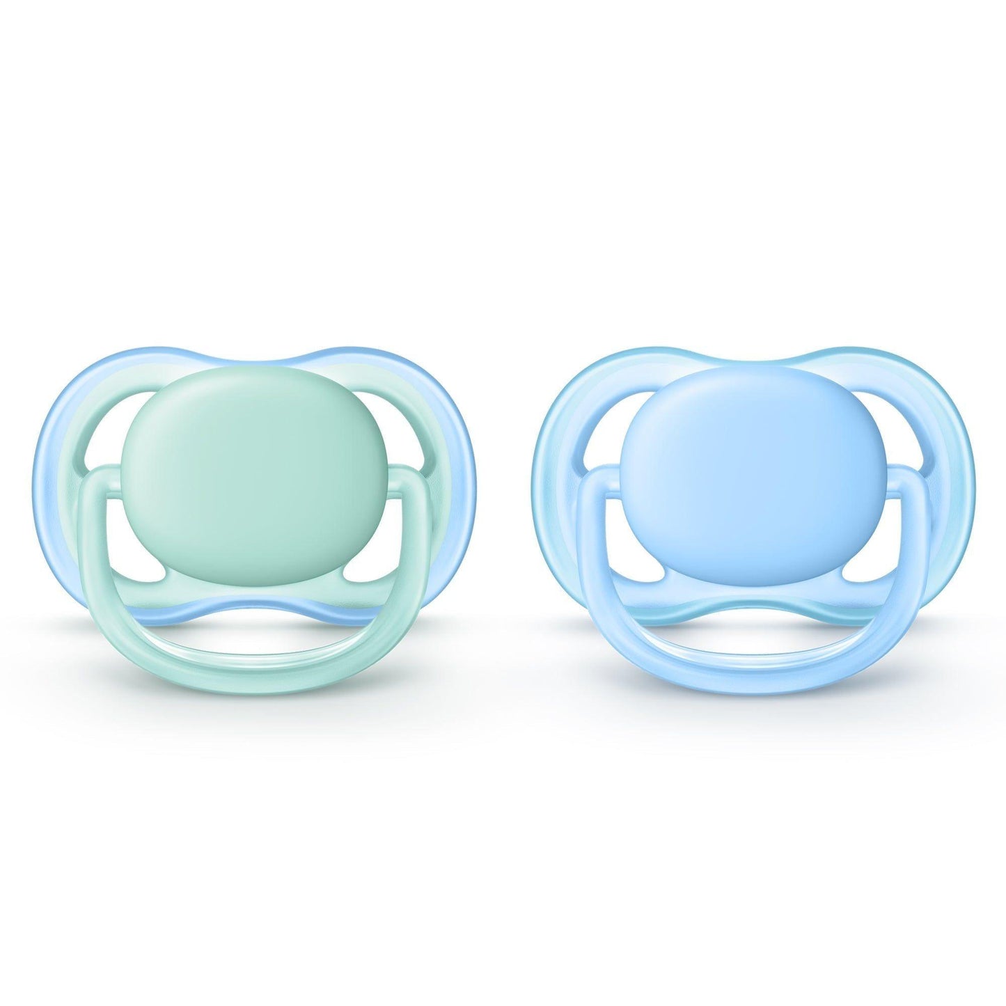 Philips Avent - Ultra Air Pacifier 6-18m 2pk - Blue/Green - Emmbaby Canada