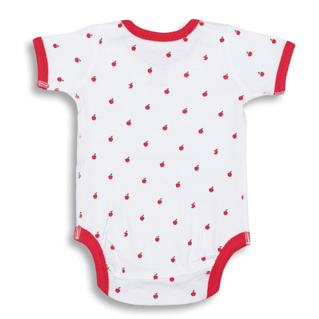 Sapling Child - Apple Short Sleeve Bodysuit - Emmbaby Canada