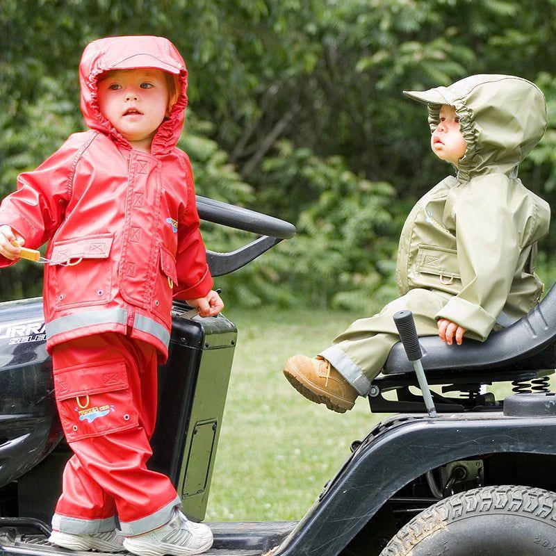 Splish Splash | Rain Jacket & Pant Set - Emmbaby Canada