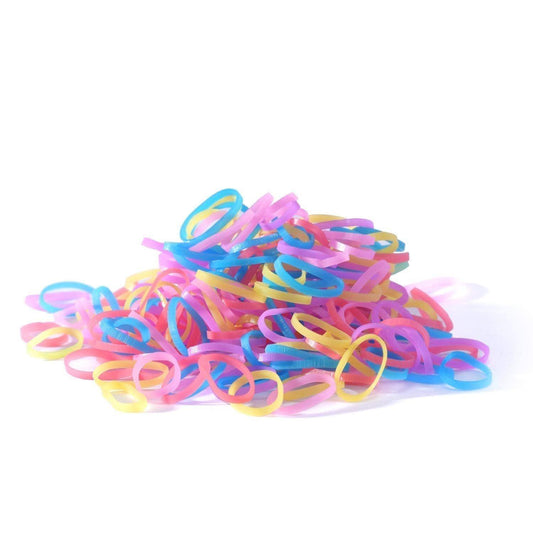 Stylin G,1000-pc Latex Ponyholders, Neon Colour - Emmbaby Canada