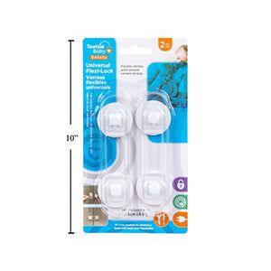 Tootsie Baby, 2-pc Universal Flexi Lock white - Emmbaby Canada