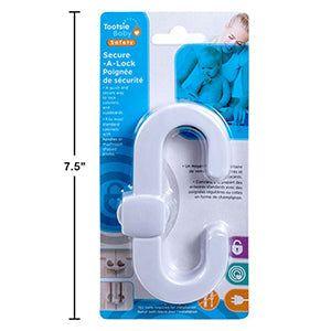 Tootsie Baby Cabinet Secure-A-Lock, white - Emmbaby Canada