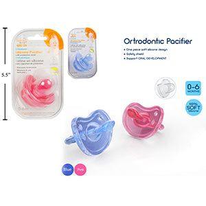 Tootsie Baby- Orthodontic Silicone Pacifier, 0-6M - Emmbaby Canada