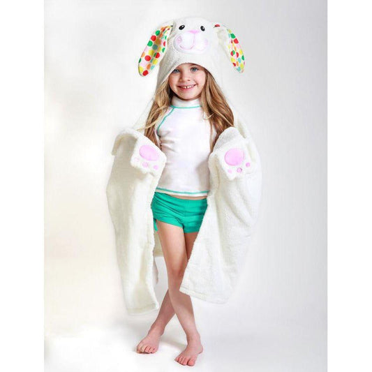 Zoocchini - Bella the Bunny Toddler Towel - Emmbaby Canada