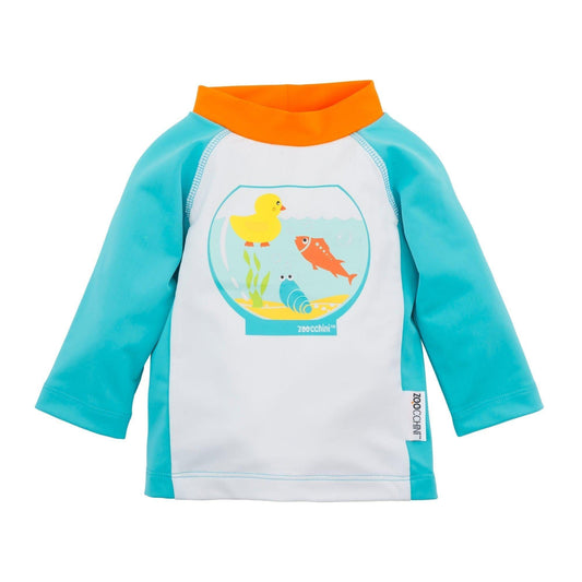 Zoocchini - UPF50+ Rash Guard - Fishbowl Buddies - Emmbaby Canada