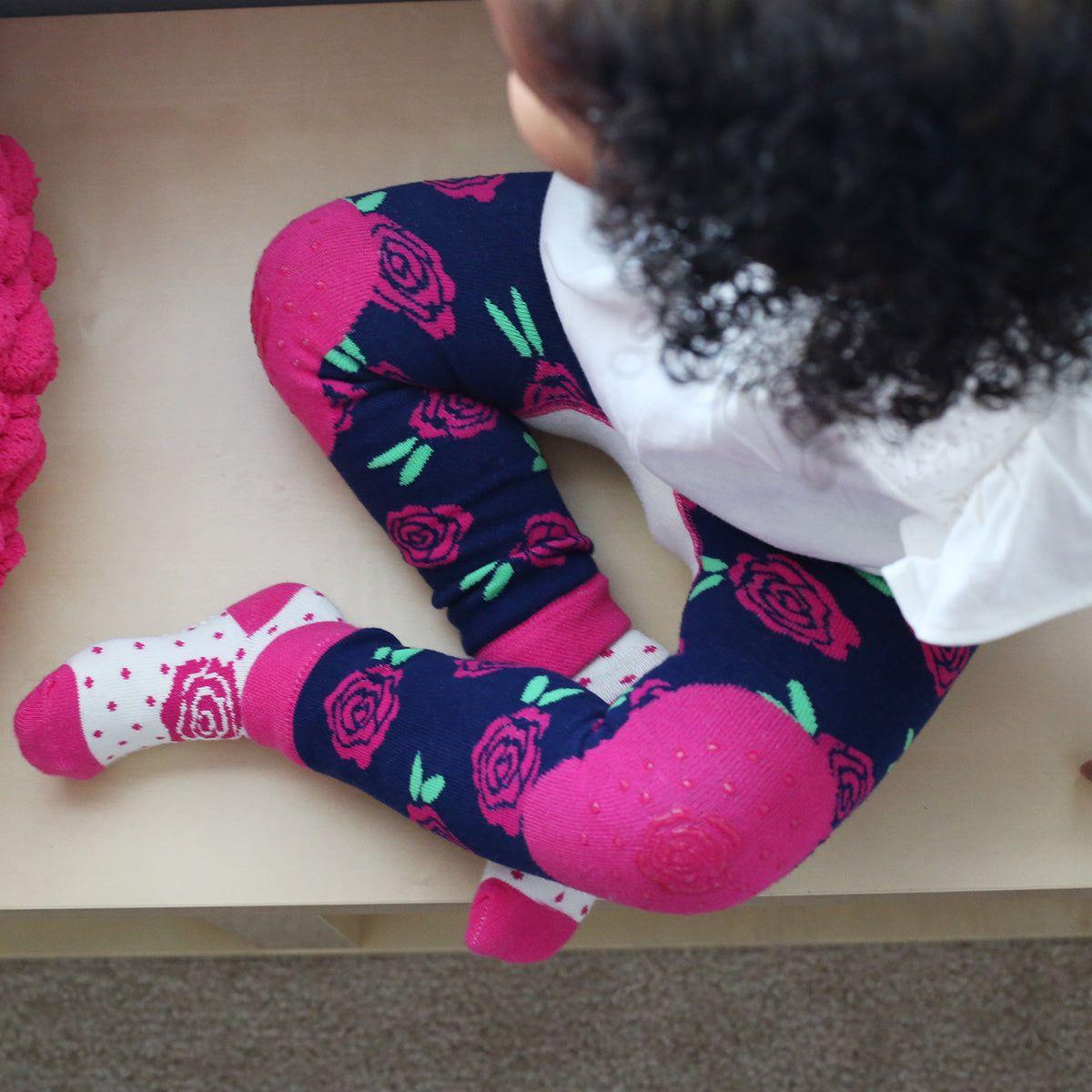 Zoocchini - grip+easy™ Crawler Legging & Sock Set - Beatrice Bunny - Emmbaby Canada